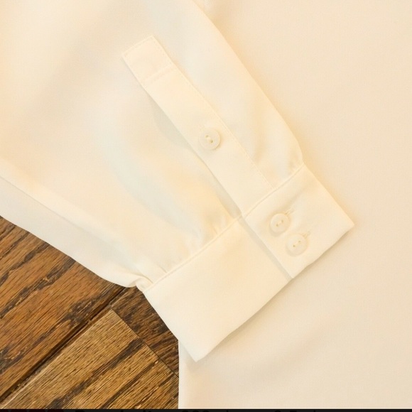 NOT YOUR DAUGHTER’S JEANS VANILLA BLOUSE NYDJ PS - Picture 7 of 8